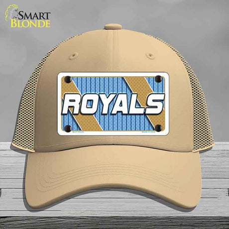 ROYALS Graphic Novelty License Plate Hat HAT-MLP-14576 Mesh Khaki