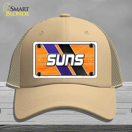 SUNS Graphic Novelty License Plate Hat HAT-MLP-14618 Mesh Khaki