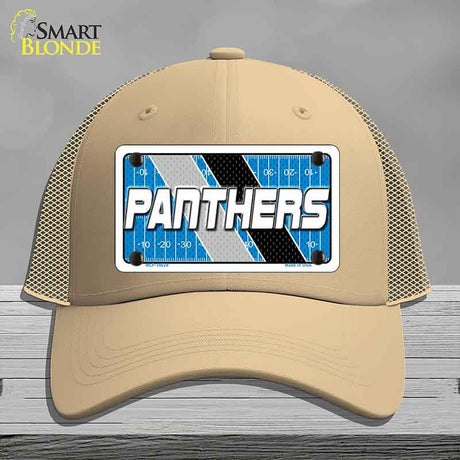 PANTHERS Graphic Novelty License Plate Hat HAT-MLP-14629 Mesh Khaki