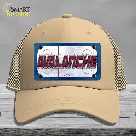AVALANCHE Graphic Novelty License Plate Hat HAT-MLP-14663 Mesh Khaki