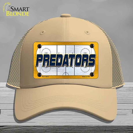 PREDATORS Graphic Novelty License Plate Hat HAT-MLP-14672 Mesh Khaki