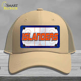 ISLANDERS Graphic Novelty License Plate Hat HAT-MLP-14674 Mesh Khaki