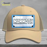 MAMMOTH Graphic Novelty License Plate Hat HAT-MLP-14684 Mesh Khaki