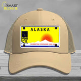 Alaska State Blank Novelty License Plate Hat HAT-MLP-2216