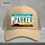 Parker Arizona Novelty License Plate Hat Mesh / Khaki