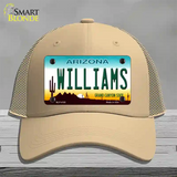Williams Arizona Novelty License Plate Hat Mesh / Khaki