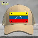 Venezuela Novelty License Plate Hat Mesh / Khaki