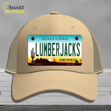 Arizona Lumberjacks Novelty License Plate Hat Mesh / Khaki