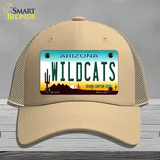 Wildcats Arizona Novelty License Plate Hat Mesh / Khaki