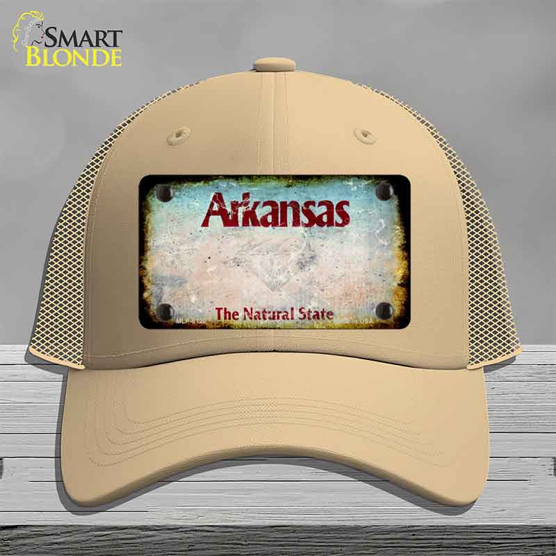 Arkansas State Rusty Novelty License Plate Hat HAT-MLP-8120