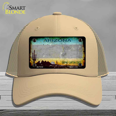Arizona Gray Rusty Novelty License Plate Hat HAT-MLP-8169