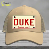 Duke Novelty License Plate Hat Mesh / Khaki