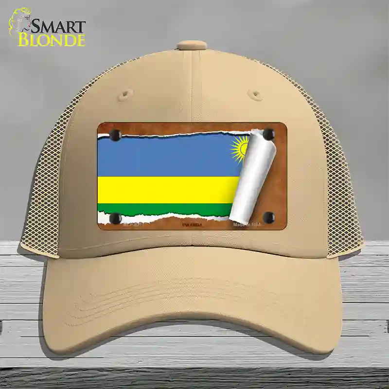 Visit Rwanda Hat Rwanda Flag Scroll License Plate Hat | Smart Blonde