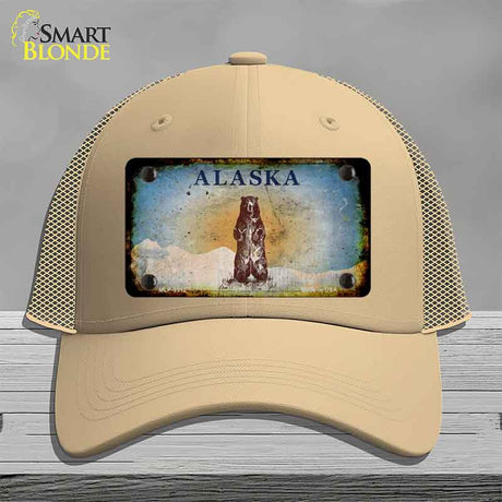 Alaska Bear Rusty Novelty License Plate Hat HAT-MLP-9512