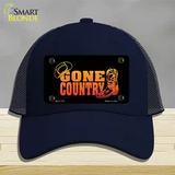 Gone Country Novelty License Plate Hat Mesh / Navy