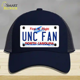 Univ North Carolina Fan Novelty License Plate Hat Mesh / Navy