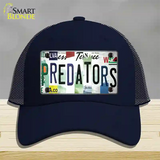 Predators Strip Art Novelty License Plate Hat Tag Mesh Navy