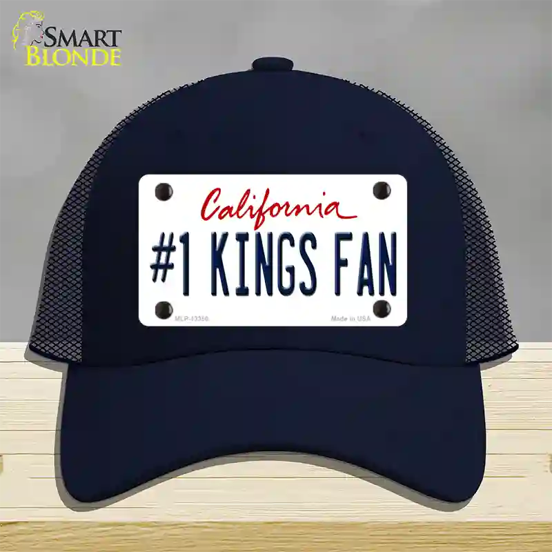 Number 1 Kings Fan California Novelty License Plate Hat Tag Mesh Navy