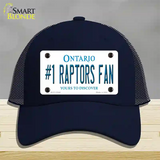 Number 1 Raptors Fan Novelty License Plate Hat Tag Mesh Navy
