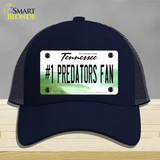 Number 1 Predators Fan Novelty License Plate Hat Tag Mesh Navy