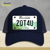 Too Cute For You Novelty License Plate Hat Tag Mesh Navy