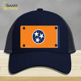 Tennessee Flag Orange Novelty License Plate Hat Tag Mesh Navy