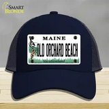 Old Orchard Beach Maine Novelty License Plate Hat Tag Mesh Navy