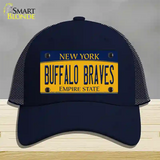 Buffalo Braves New York Novelty License Plate Hat Tag Mesh Navy