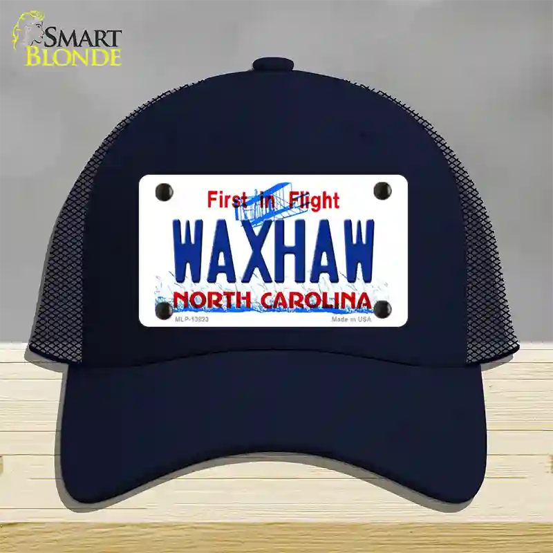 Waxhaw North Carolina Novelty License Plate Hat Tag Mesh Navy