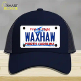 Waxhaw North Carolina Novelty License Plate Hat Tag Mesh Navy