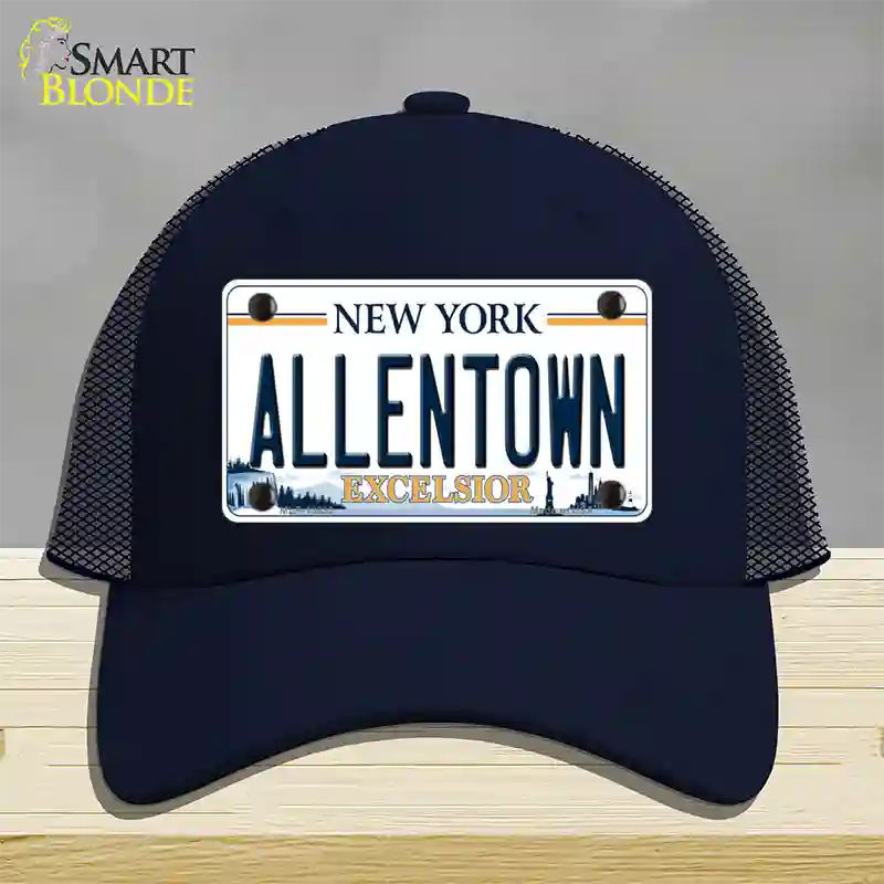 Allentown Excelsior New York Novelty License Plate Hat Tag Mesh Navy