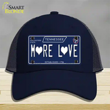 More Love Hearts Tennessee Blue Novelty License Plate Hat Tag Mesh Navy