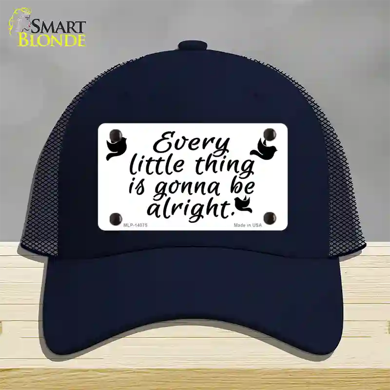 Every Little Thing Novelty License Plate Hat Mesh / Navy