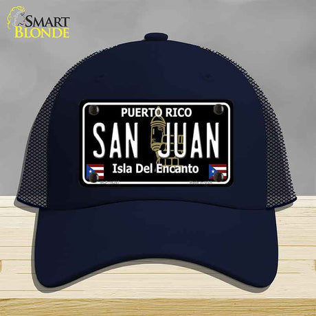 San Juan Puerto Rico Black Novelty License Plate Hat HAT-MLP-14297