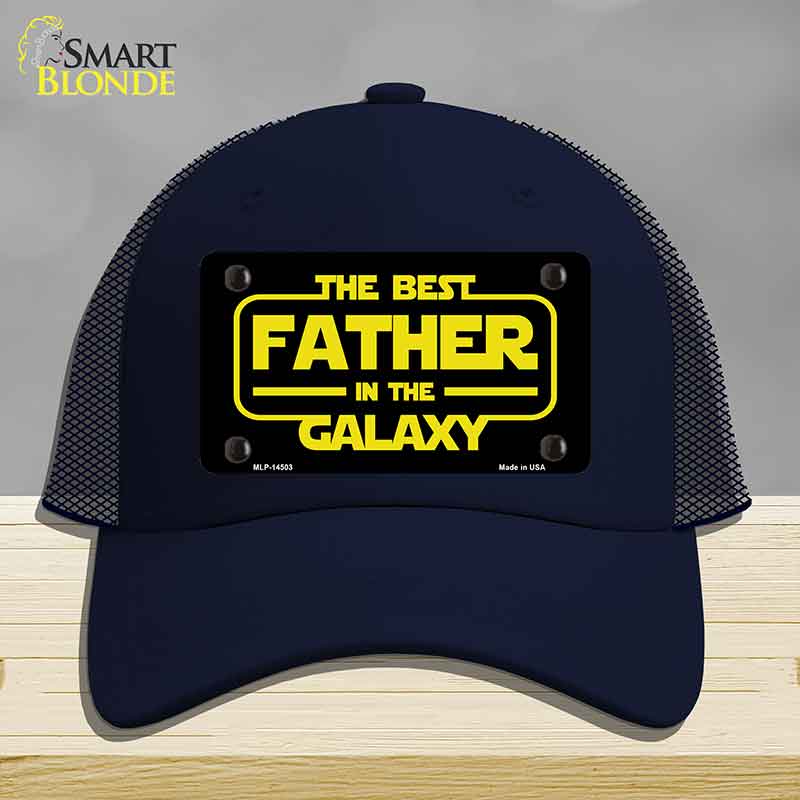 Best Father in the Galaxy Novelty License Plate Hat HAT-MLP-14503