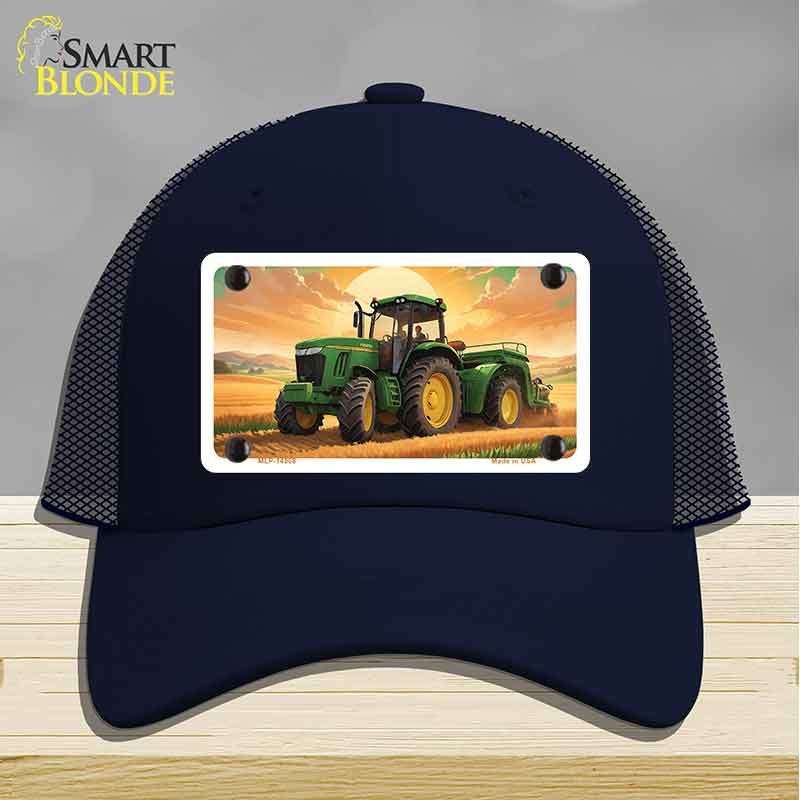 Tractor Sunset Novelty License Plate Hat HAT-MLP-14508