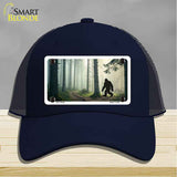 Bigfoot Silhouette Forest Novelty License Plate Hat HAT-MLP-14524
