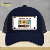 Just Here for the Hookups Novelty License Plate Hat HAT-MLP-14531