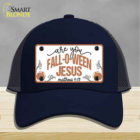 Fall-o-ween Jesus Novelty License Plate Hat HAT-MLP-14534