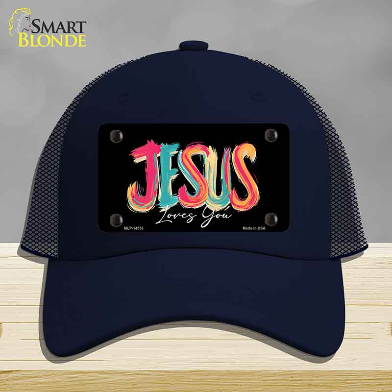 Jesus Loves You Novelty License Plate Hat HAT-MLP-14553