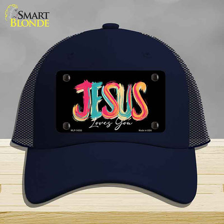 Jesus Loves You Novelty License Plate Hat HAT-MLP-14553