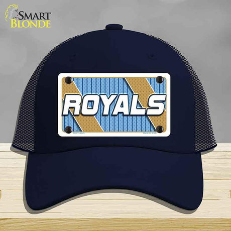 ROYALS Graphic Novelty License Plate Hat HAT-MLP-14576 Mesh Navy