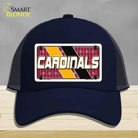 CARDINALS Graphic Novelty License Plate Hat HAT-MLP-14625 Mesh Navy