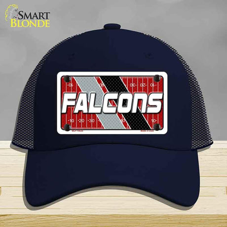FALCONS Graphic Novelty License Plate Hat HAT-MLP-14626 Mesh Navy