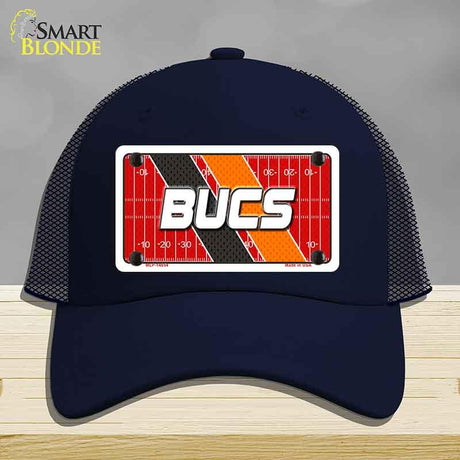 BUCS Graphic Novelty License Plate Hat HAT-MLP-14654 Mesh Navy