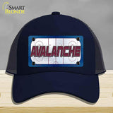 AVALANCHE Graphic Novelty License Plate Hat HAT-MLP-14663 Mesh Navy