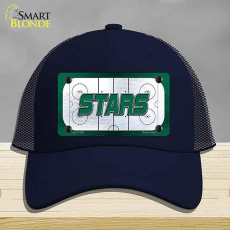 STARS Graphic Novelty License Plate Hat HAT-MLP-14665 Mesh Navy