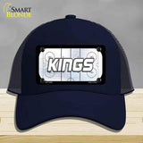 KINGS Graphic Novelty License Plate Hat HAT-MLP-14669 Mesh Navy