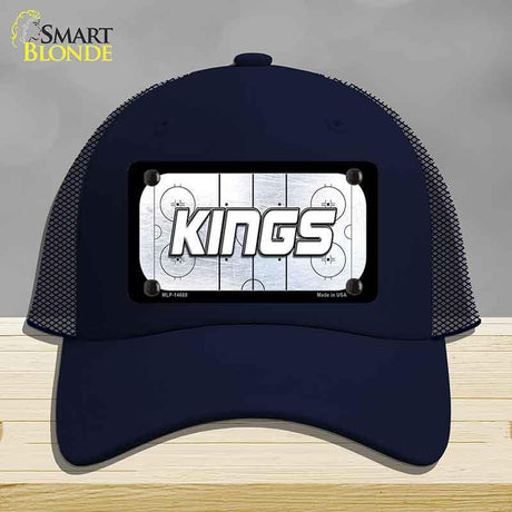 KINGS Graphic Novelty License Plate Hat HAT-MLP-14669 Mesh Navy