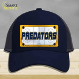 PREDATORS Graphic Novelty License Plate Hat HAT-MLP-14672 Mesh Navy